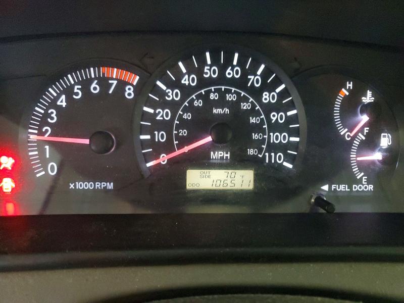 2006 Toyota Corolla VIN JTDBR32EX60084247 COPART salvage auction — FRONT END, In - Cert Of Title-Salvage Title, sold $1,400 on 2026-07-20 (photo 9)
