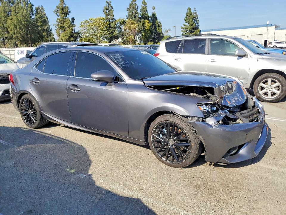 2015 Lexus Is VIN JTHBF1D27F5053779 COPART salvage auction — FRONT END, Ca - Salvage Certificate, sold $3,550 on 2026-07-30 (photo 4)