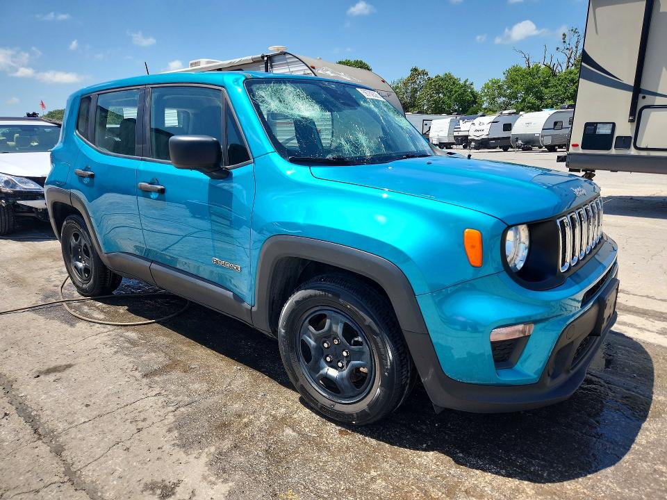 2021 Jeep Renegade VIN ZACNJCAB5MPM19334 COPART salvage auction — HAIL, MO - SALVAGE CERTIFICATE OF TITLE, sold $2,000 on 2026-07-29 (photo 4)