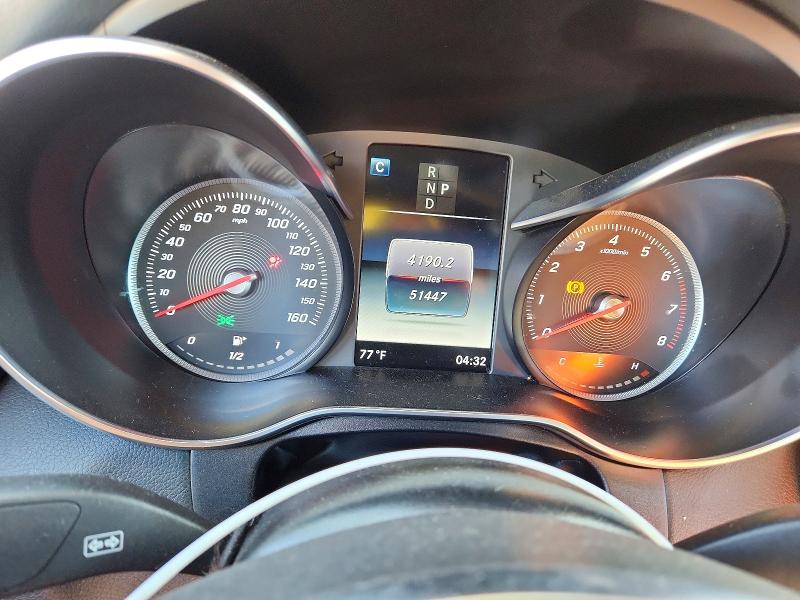 2018 Mercedes-benz C-klasse VIN WDDWJ4JB8JF659673 COPART salvage auction — FRONT END, Ca - Salvage Certificate, sold $7,900 on 2026-07-24 (photo 9)