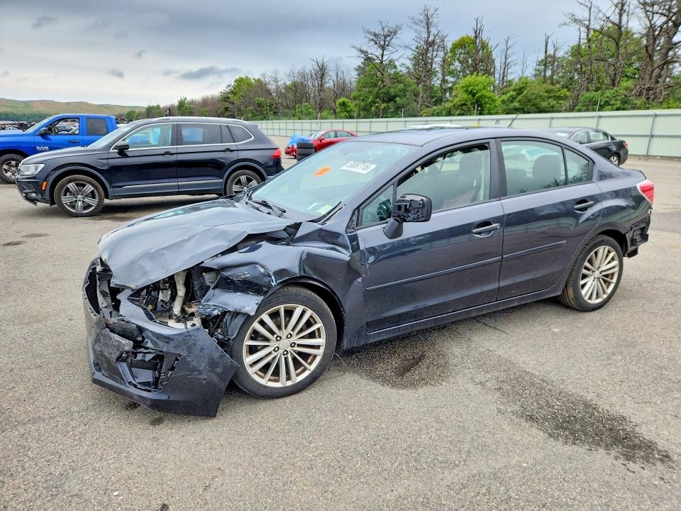 2012 Subaru Impreza VIN JF1GJAD68CH014854 COPART salvage auction — FRONT END, Ny - Mv-907A Salvage Certificate, sold $425 on 2026-07-06 (photo 1)