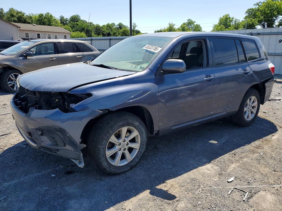 2011 Toyota Highlander VIN 5TDBK3EH5BS069253 COPART salvage auction — ALL OVER, PA - CERTIFICATE OF SALVAGE, sold $3,000 on 2026-07-16 (photo 1)