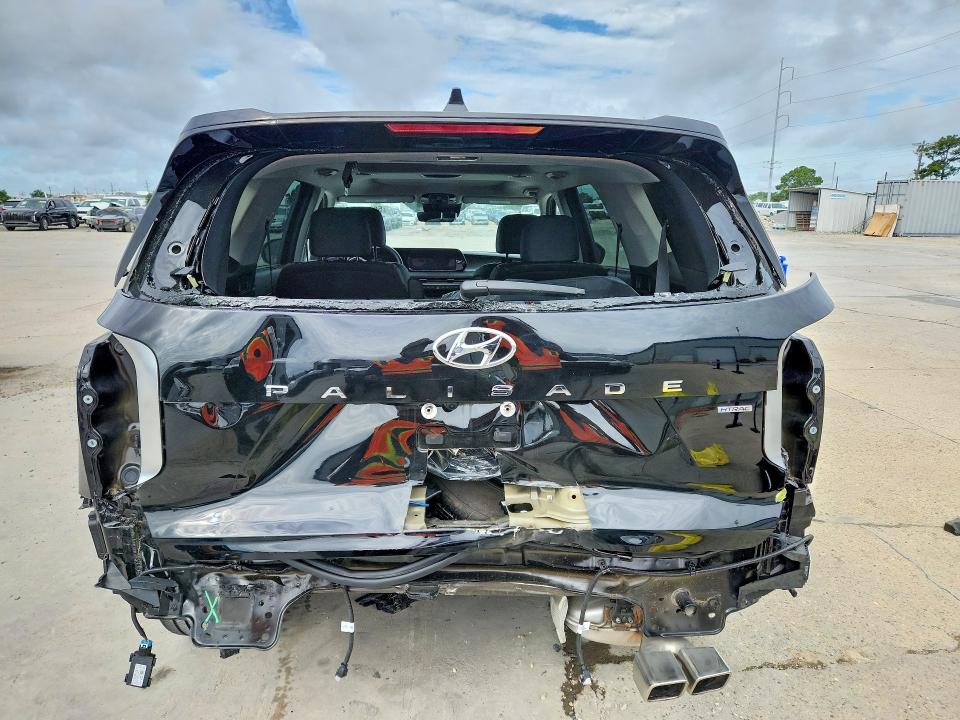 2025 Hyundai Palisade VIN KM8R5DGE4SU821384 COPART salvage auction — REAR END, La - Cert Of Title-Salvage, sold $16,300 on 2026-07-29 (photo 6)