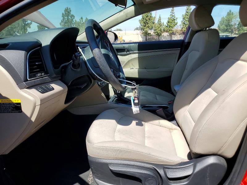 2017 Hyundai Elantra VIN KMHD74LF8HU408511 COPART salvage auction — FRONT END, Ca - Salvage Certificate, sold $1,750 on 2026-07-09 (photo 7)