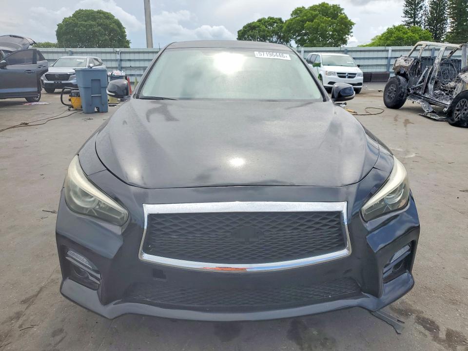 2015 Infiniti Q50 VIN JN1AV7AP4FM790708 COPART salvage auction — DAMAGE HISTORY, Fl - Certificate Of Title, sold $4,400 on 2026-07-06 (photo 5)