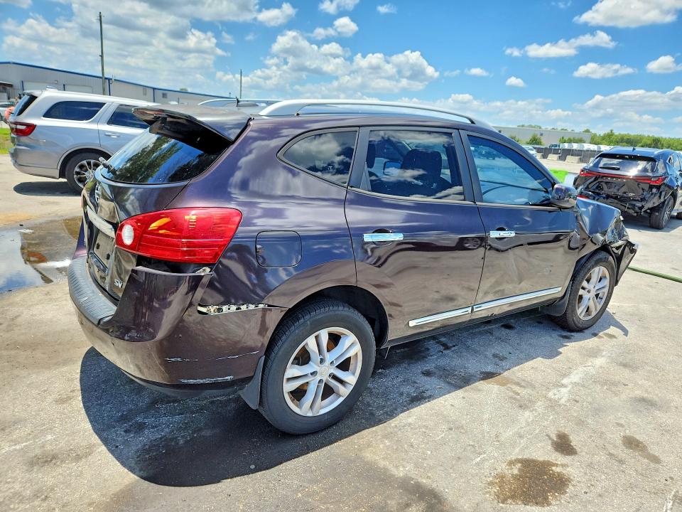 2012 Nissan Rogue VIN JN8AS5MT5CW280665 COPART salvage auction — FRONT END, Fl - Cert Of Title Slvg Rebuildable, sold $525 on 2026-07-09 (photo 3)