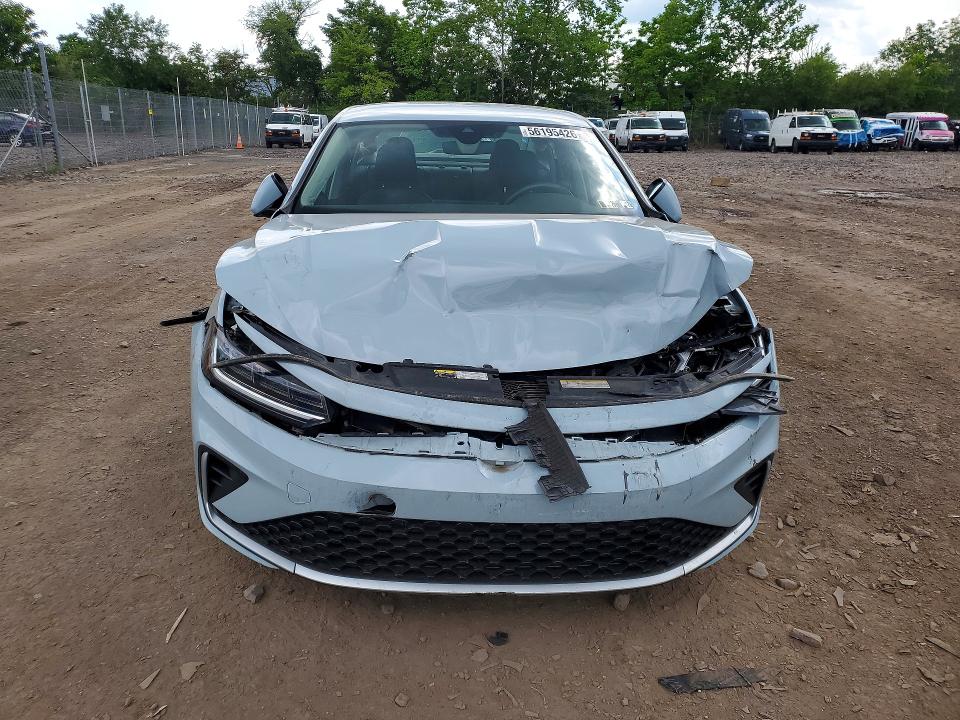 2025 Volkswagen Jetta VIN 3VWEX7BU8SM023579 COPART salvage auction — FRONT END, Pa - Certificate Of Salvage, sold $3,200 on 2026-08-19 (photo 5)