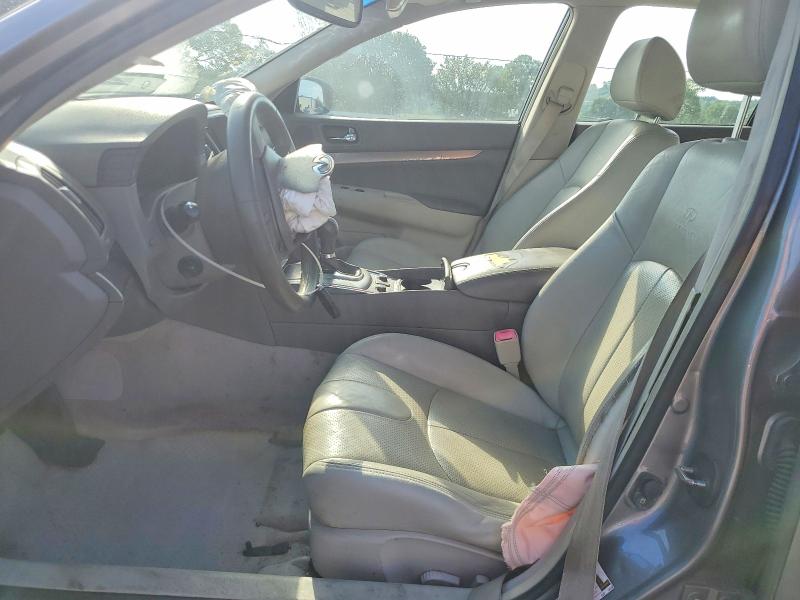 2011 Infiniti G VIN JN1CV6AR9BM405545 COPART salvage auction — FRONT END, Tn - Salvage Certificate, sold $150 on 2026-07-22 (photo 7)