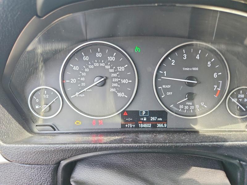 2013 BMW 3er VIN WBA3B1C53DF462251 COPART salvage auction — FRONT END, Ca - Salvage Certificate, sold $450 on 2026-07-13 (photo 9)