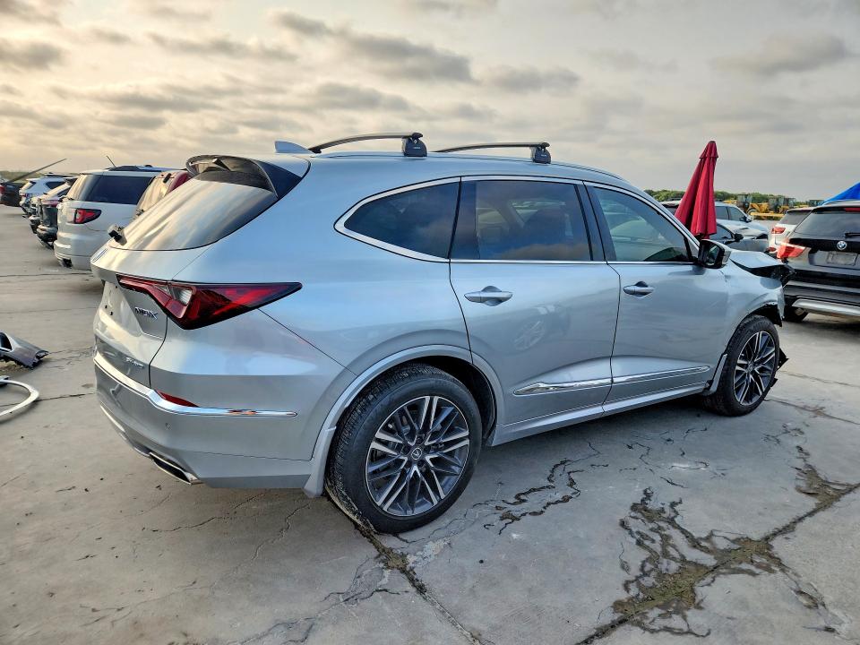 2026 Acura Mdx VIN 5J8YE1H89TL012169 COPART salvage auction — FRONT END, Tx - Salvage Vehicle Title, sold $22,700 on 2026-07-27 (photo 3)