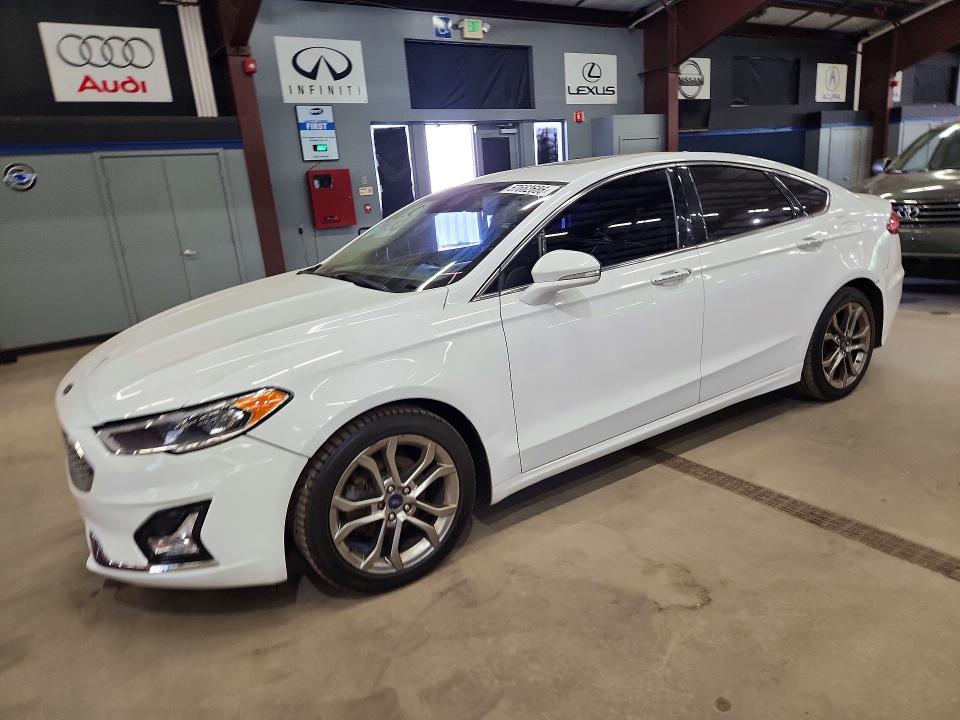 2020 Ford Fusion VIN 3FA6P0RU4LR100186 COPART salvage auction — FRONT END, Va - Certificate Of Title, sold $7,100 on 2026-07-24 (photo 1)