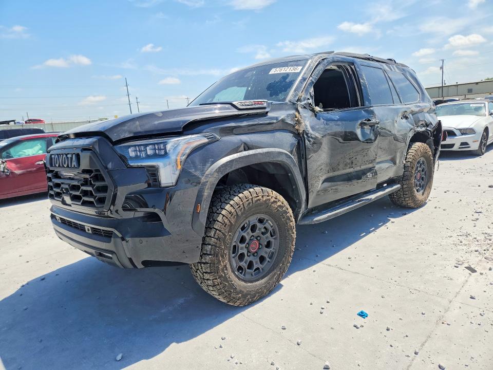 2023 Toyota Sequoia VIN 7SVAAABA4PX016318 COPART salvage auction — ROLLOVER, Tx - Salvage Vehicle Title, sold $20,300 on 2026-07-31 (photo 1)