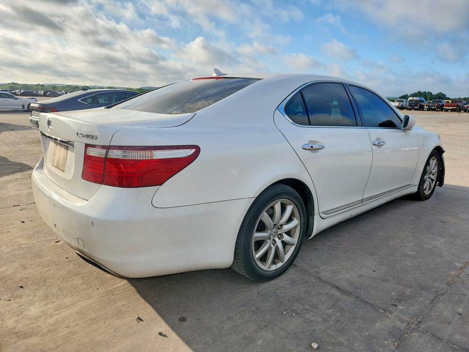 2008 Lexus Ls 460 VIN JTHBL46F485083352 COPART salvage auction — FRONT END, TX - CERTIFICATE OF TITLE, sold $425 on 2026-07-22 (photo 3)