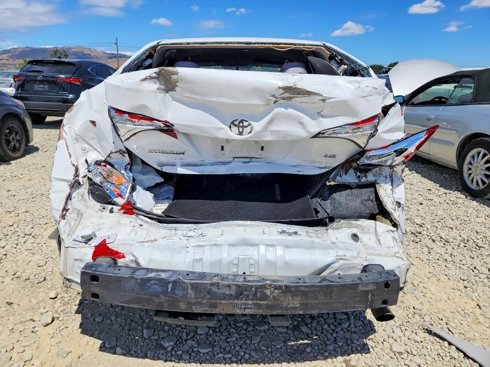 2015 Toyota VIN 5YFBURHE8FP242499 COPART salvage auction — REAR END, Ca - Salvage Certificate, sold $1,650 on 2026-07-28 (photo 6)