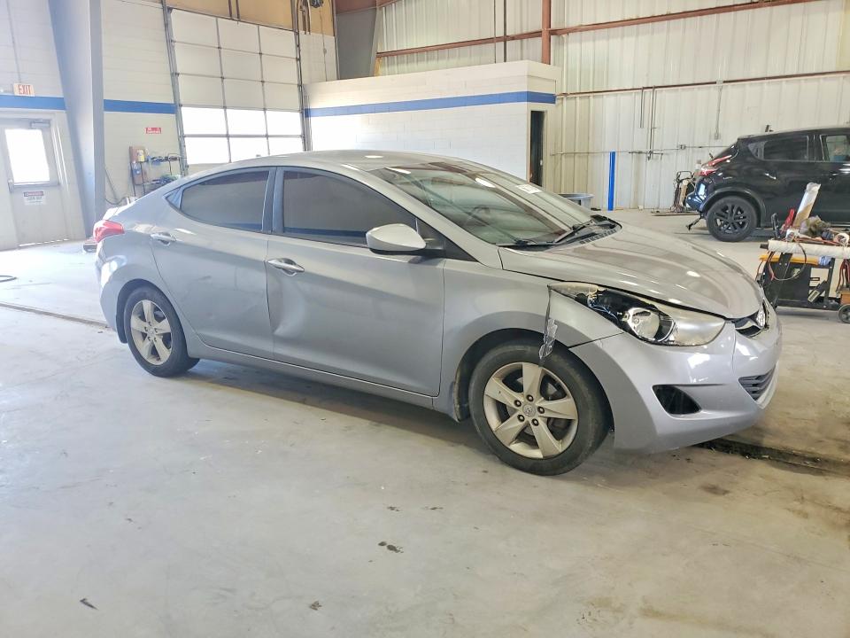 2013 Hyundai Elantra VIN KMHDH4AE4DU973551 COPART salvage auction — FRONT END, VA - CERTIFICATE OF TITLE, sold $1,150 on 2026-07-02 (photo 4)