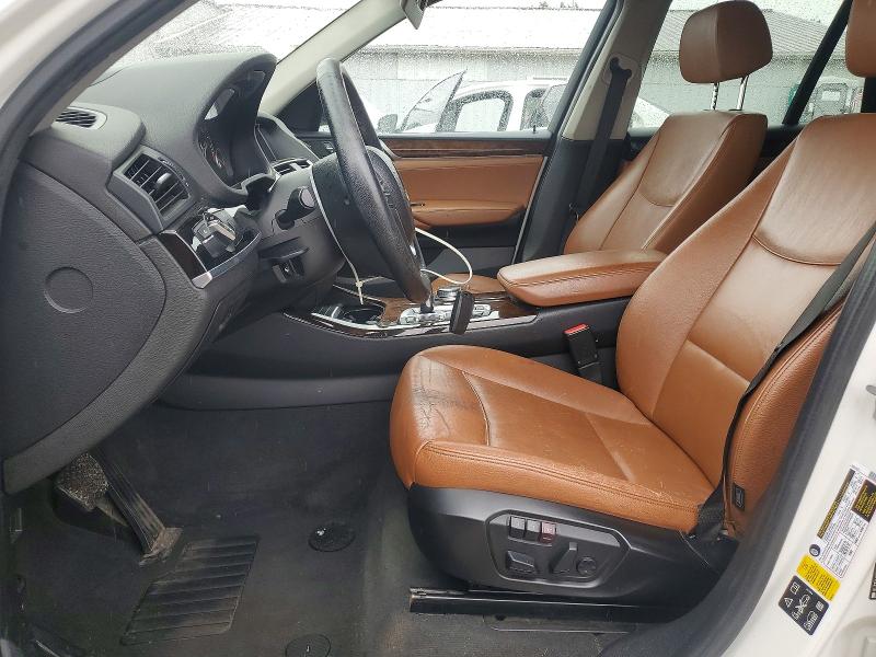 2016 BMW X3 VIN 5UXWX9C59G0D85510 COPART salvage auction — MINOR DENT/SCRATCHES, Fl - Certificate Of Title, sold $725 on 2026-07-24 (photo 7)