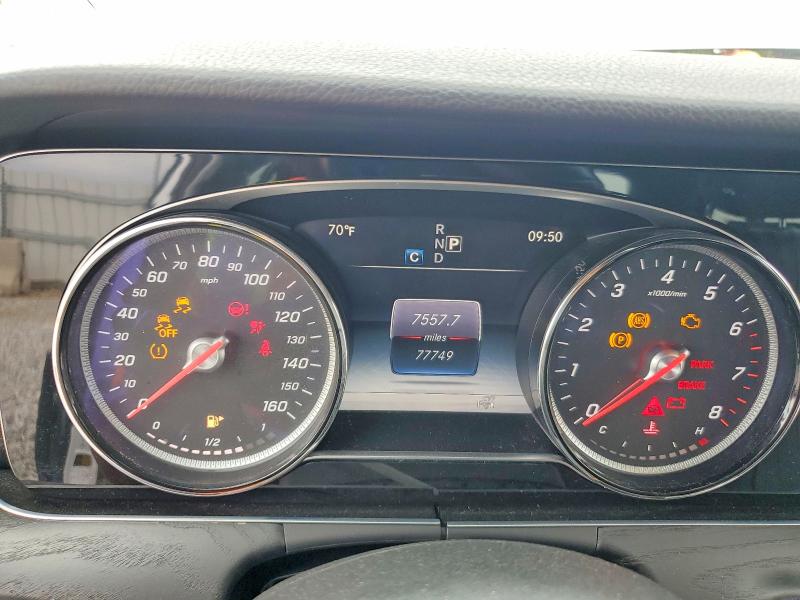 2017 Mercedes-benz VIN WDDZF4KBXHA050024 COPART salvage auction — FRONT END, Sc - Cert Of Title-Salvage, sold $2,150 on 2026-08-19 (photo 9)
