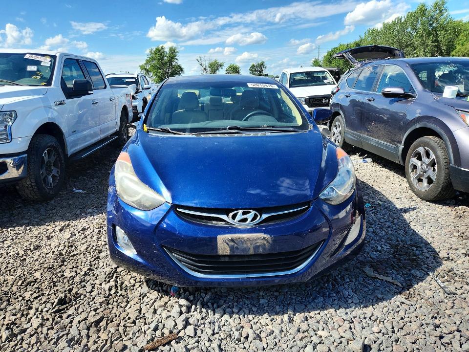 2013 Hyundai VIN KMHDH4AE5DU491252 COPART salvage auction — FRONT END, Il - Salvage Certificate, sold $725 on 2026-07-27 (photo 5)