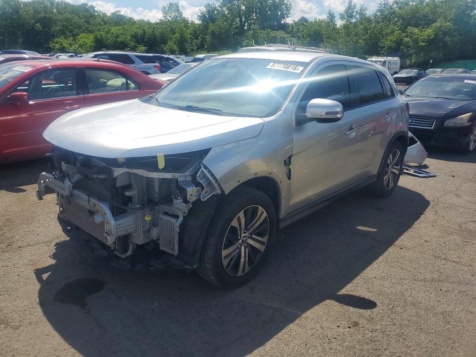 2020 Mitsubishi Outlander VIN JA4AR3AU9LU016721 COPART salvage auction — FRONT END, Ct - Cert Of Title-Salvage, sold $3,350 on 2026-07-24 (photo 1)