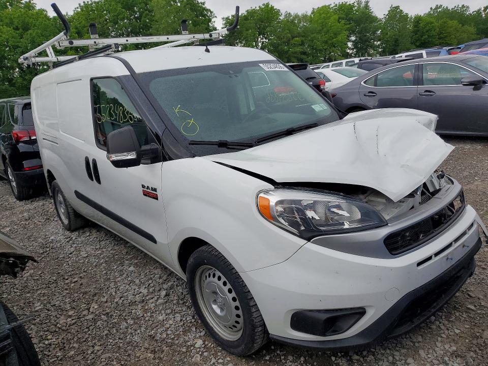 2022 Ram Promaster city VIN ZFBHRFAB1N6X27912 COPART salvage auction — FRONT END, Ny - Mv-907A Salvage Certificate (P), sold $6,800 on 2026-07-30 (photo 4)