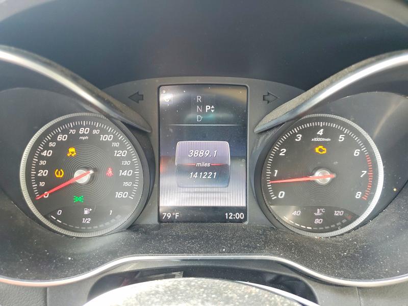 2017 Mercedes-benz C class VIN WDDWF4KB6HR215698 COPART salvage auction — MECHANICAL, Oh - Cert Of Title-Repossession, sold $2,300 on 2026-07-28 (photo 9)