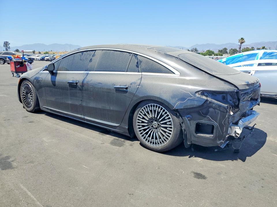 2024 Mercedes-benz Eqs VIN W1KCG4EB1RA046105 COPART salvage auction — REAR END, Ca - Salvage Certificate, sold $25,750 on 2026-07-20 (photo 2)