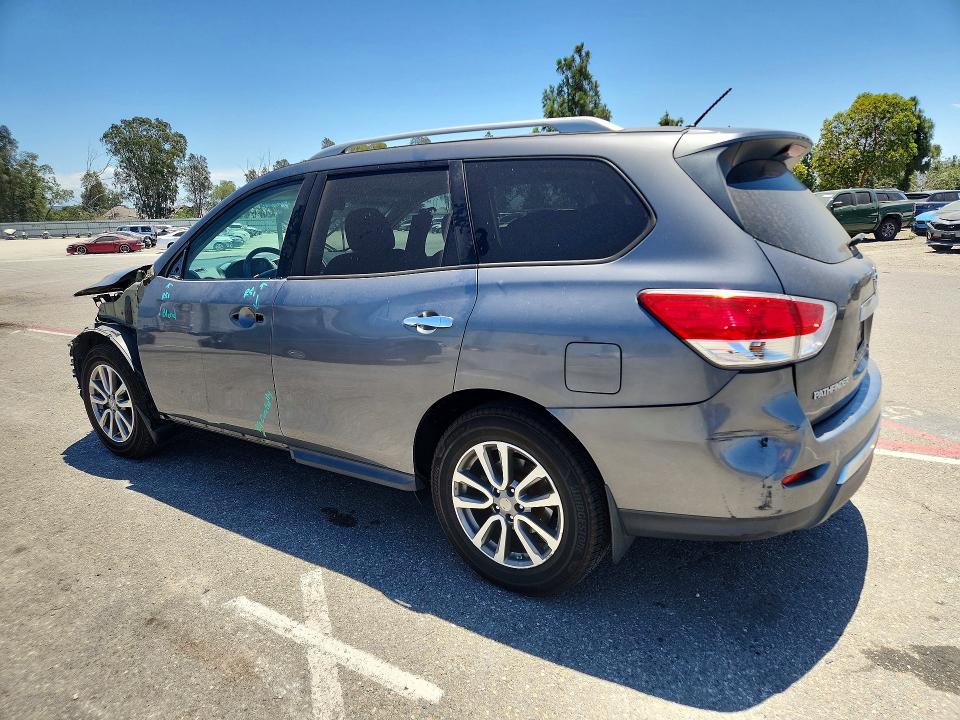 2016 Nissan Pathfinder VIN 5N1AR2MN5GC619211 COPART salvage auction — FRONT END, Ca - Salvage Certificate, sold $950 on 2026-07-02 (photo 2)