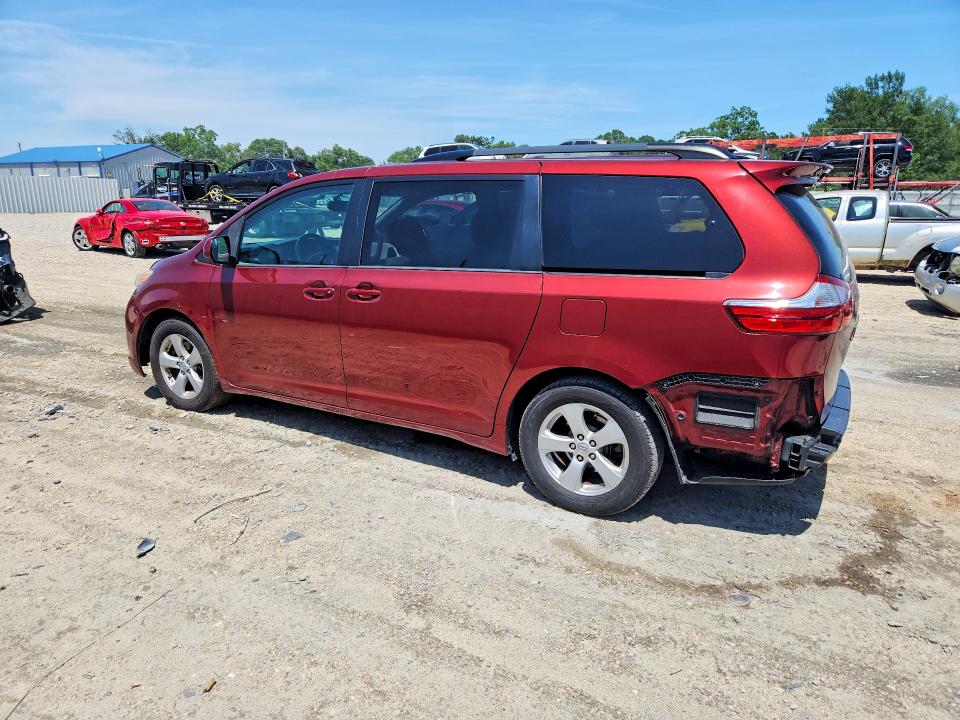 2017 Toyota Sienna VIN 5TDKZ3DCXHS799332 COPART salvage auction — REAR END, Tn - Certificate Of Title, sold $2,300 on 2026-07-14 (photo 2)