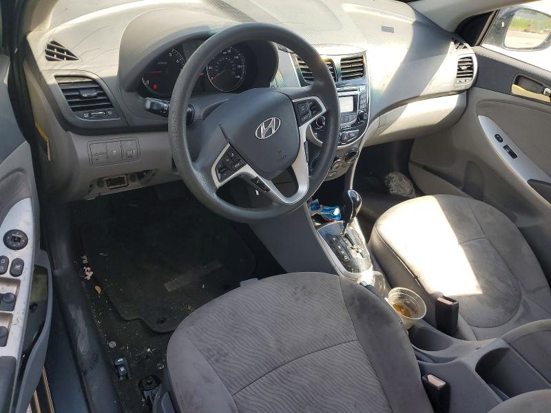 2012 Hyundai Accent VIN KMHCU4AE2CU069607 COPART salvage auction — FRONT END, Fl - Cert Of Title Slvg Rebuildable, sold $450 on 2026-07-02 (photo 8)