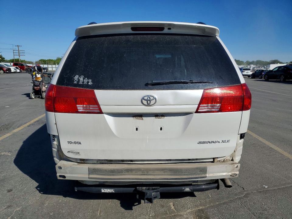 2004 Toyota Sienna VIN 5TDZA22C74S120405 COPART salvage auction — FRONT END, Id - Salvage Certificate Of Title, sold $400 on 2026-07-09 (photo 6)