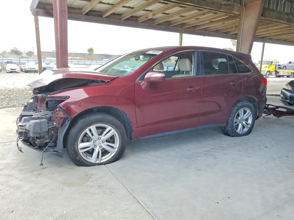 2013 Acura Rdx VIN 5J8TB4H51DL009181 COPART salvage auction — FRONT END, Ca - Salvage Certificate, sold $125 on 2026-07-09 (photo 1)