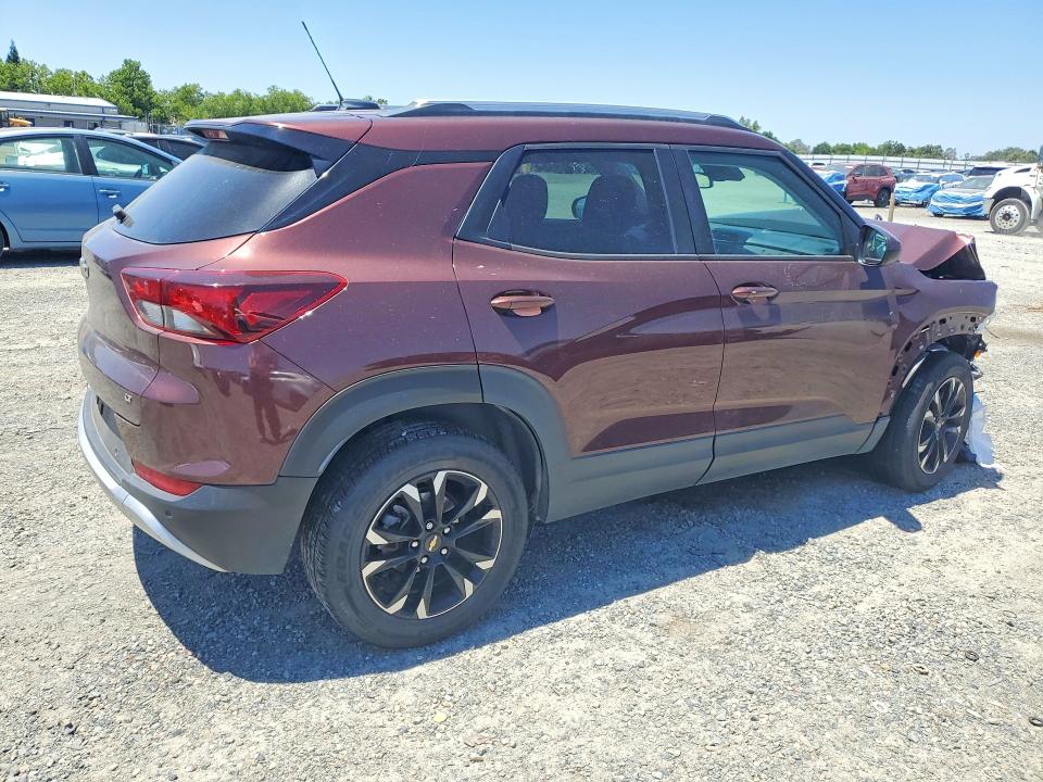 2022 Chevrolet Trailblazer VIN KL79MRSL5NB125656 COPART salvage auction — FRONT END, Ca - Salvage Certificate, sold $1,050 on 2026-07-07 (photo 3)