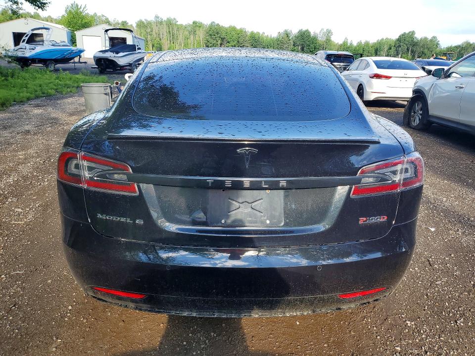 2017 Tesla Model s VIN 5YJSA1E4XHF187137 COPART salvage auction — FRONT END, ON - PERMIT SALVAGE, sold $350 on 2026-07-23 (photo 6)