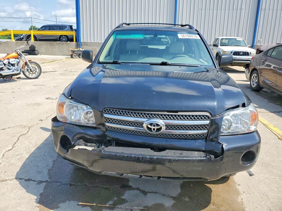 2006 Toyota Highlander VIN JTEEW21A160021399 COPART salvage auction — FRONT END, KY - CERT OF TITLE-SALVAGE, sold $600 on 2026-07-29 (photo 5)