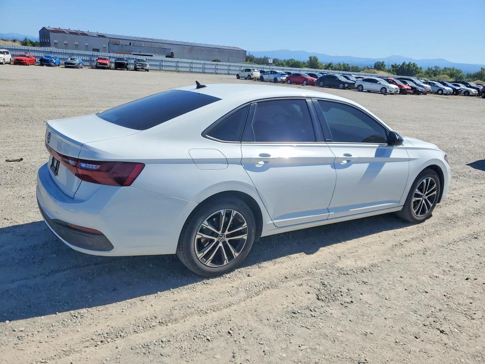 2025 Volkswagen Jetta VIN 3VWBX7BU2SM075227 COPART salvage auction — HAIL, Ca - Salvage Certificate, sold $11,000 on 2026-07-24 (photo 3)