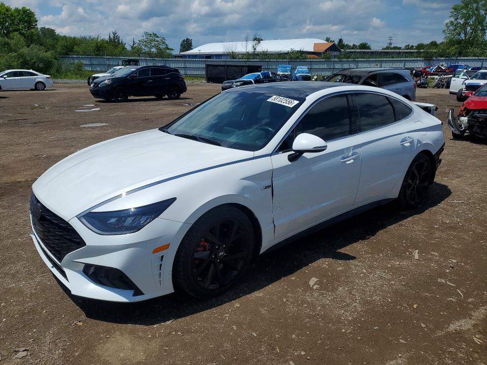 2022 Hyundai VIN 5NPEK4JC3NH141283 COPART salvage auction — REAR END, Oh - Cert Of Title-Salvage, sold $6,800 on 2026-07-16 (photo 1)