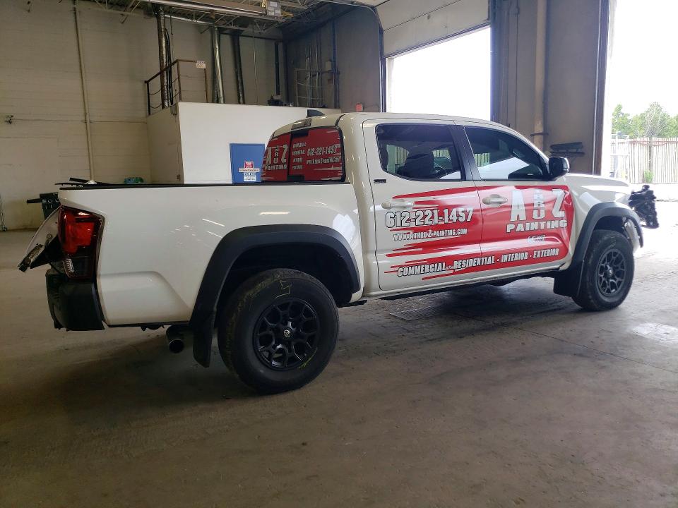 2023 Toyota Tacoma VIN 3TMCZ5AN0PM596910 COPART salvage auction — REAR END, Mn - Cert Of Title-Salvage, sold $12,300 on 2026-07-09 (photo 3)