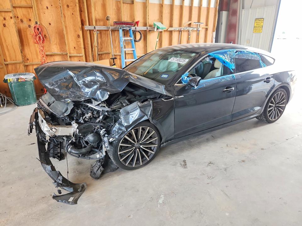 2019 Audi VIN WAUBNCF59KA016853 COPART salvage auction — FRONT END, Tx - Salvage Vehicle Title, sold $2,700 on 2026-07-24 (photo 1)