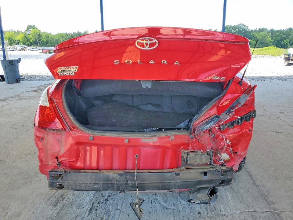 2008 Toyota Camry VIN 4T1FA38P18U155750 COPART salvage auction — REAR END, GA - CERT OF TITLE-SALVAGE (P), sold $500 on 2026-07-02 (photo 6)