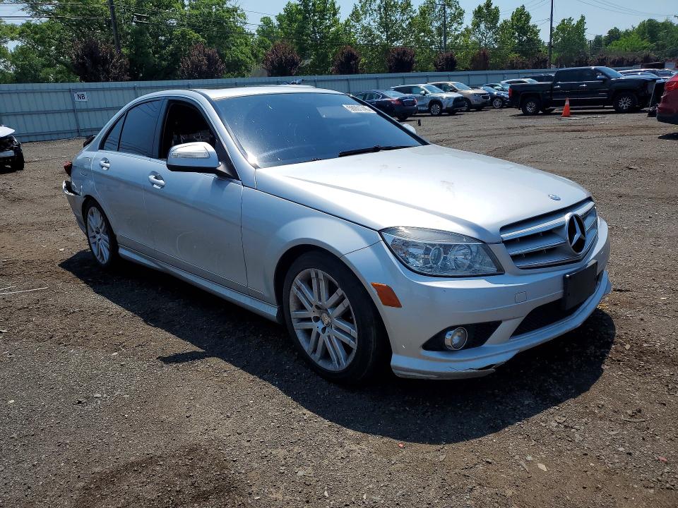2009 Mercedes-benz C-klasse VIN WDDGF81X09F251060 COPART salvage auction — REAR END, Ct - Cert Of Title-Salvage, sold $475 on 2026-07-10 (photo 4)