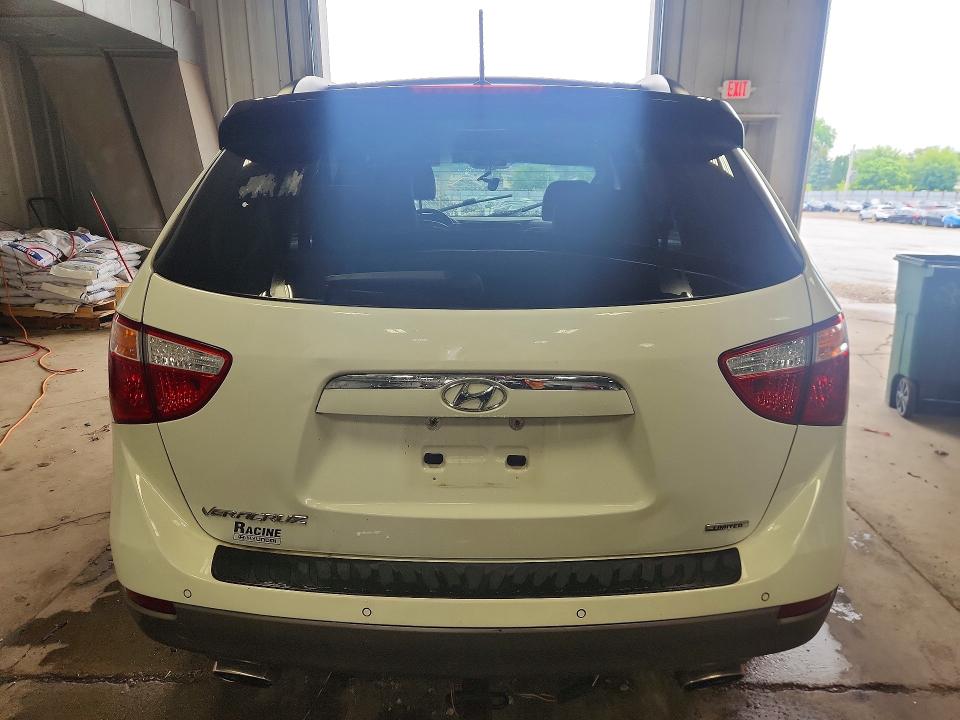 2012 Hyundai Veracruz VIN KM8NU4CC5CU194542 COPART salvage auction — MECHANICAL, Mt - Certificate Of Title, sold $925 on 2026-07-13 (photo 6)