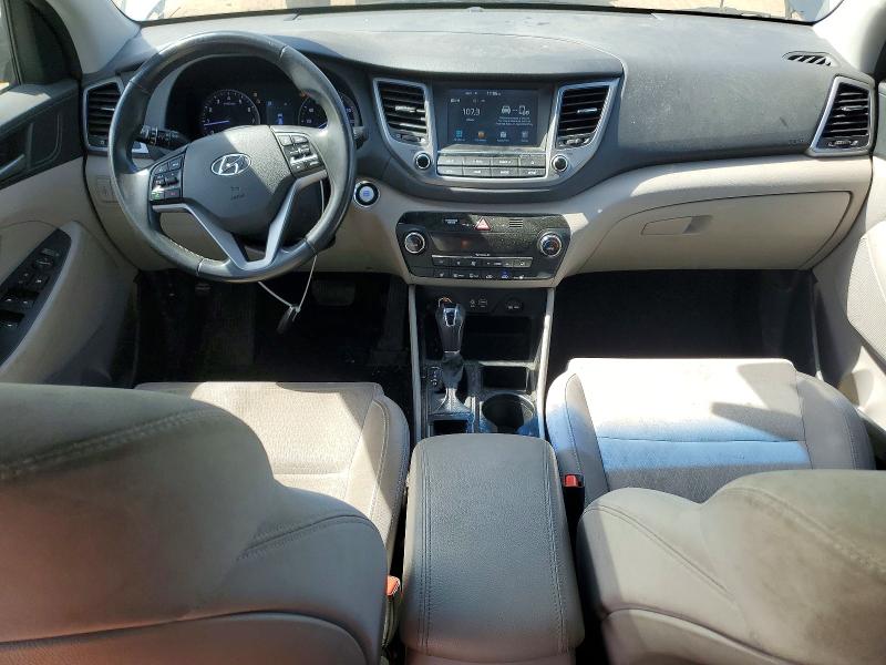 2018 Hyundai Tucson VIN KM8J33A28JU801066 COPART salvage auction — HAIL, Oh - Cert Of Title-Salvage, sold $2,850 on 2026-07-09 (photo 8)