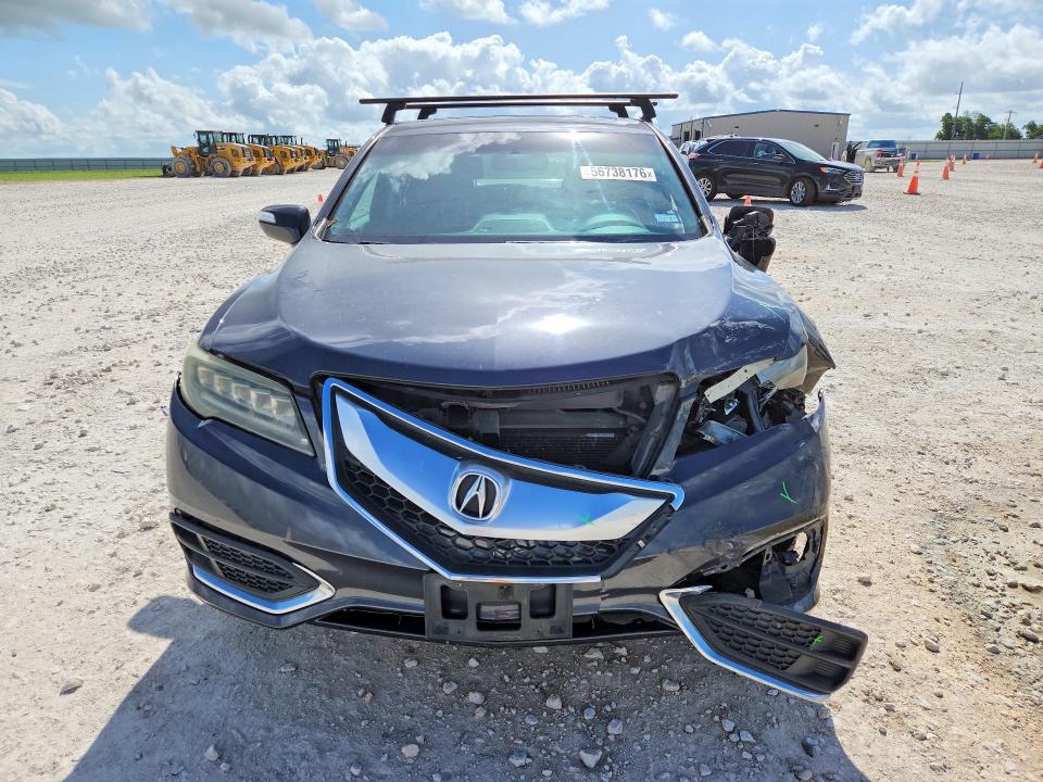 2016 Acura VIN 5J8TB3H58GL012397 COPART salvage auction — SIDE, Tx - Salvage Vehicle Title, sold $1,600 on 2026-07-02 (photo 5)
