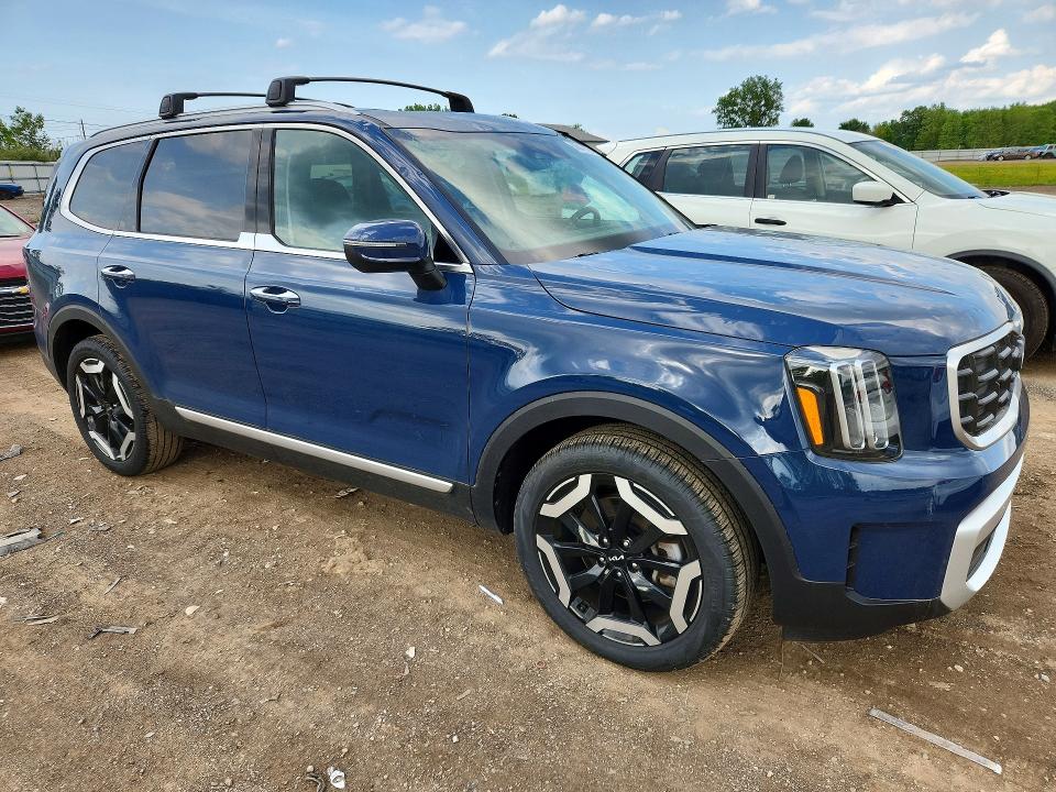2024 Kia Telluride VIN 5XYP6DGC9RG556206 COPART salvage auction — HAIL, Oh - Cert Of Title-Salvage, sold $5,000 on 2026-07-16 (photo 4)