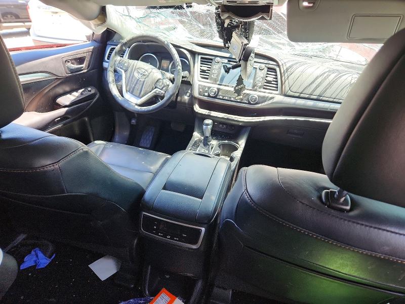 2018 Toyota Highlander VIN 5TDJZRFH6JS851293 COPART salvage auction — UNDERCARRIAGE, IL - SALVAGE CERTIFICATE, sold $4,000 on 2026-07-13 (photo 8)