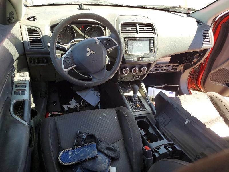 2019 Mitsubishi Outlander VIN JA4AP3AU7KU015877 COPART salvage auction — FRONT END, AZ - CERT OF TITLE - SALVAGE, sold $2,000 on 2026-07-31 (photo 8)