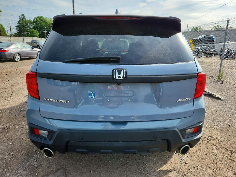 2022 Honda Passport VIN 5FNYF8H54NB031406 COPART salvage auction — SIDE, Pa - Certificate Of Salvage, sold $9,800 on 2026-07-22 (photo 6)