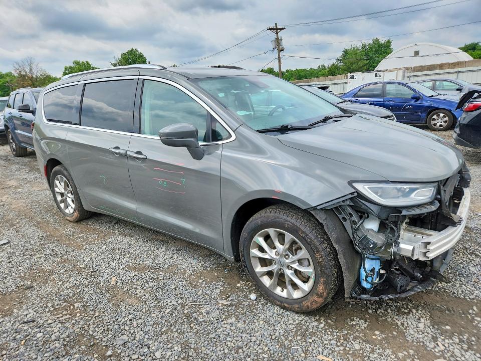 2021 Chrysler Pacifica VIN 2C4RC3BG3MR566143 COPART salvage auction — FRONT END, Nj - Cert Of Title-Salvage, sold $9,200 on 2026-07-31 (photo 4)