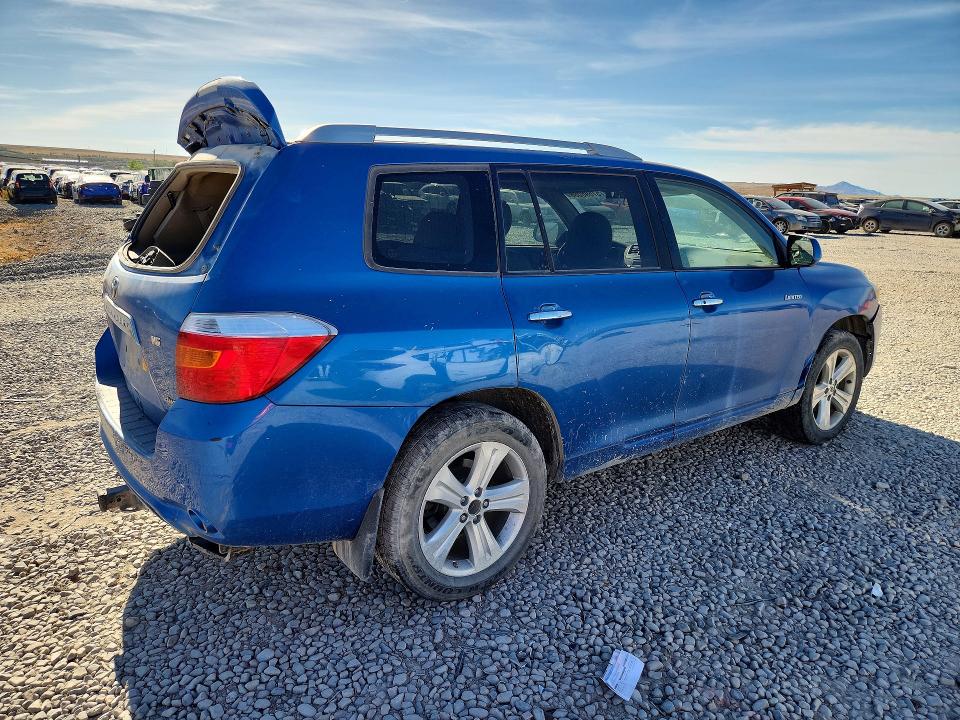 2008 Toyota Highlander VIN JTEES42A382018923 COPART salvage auction — REAR END, Ut - Certificate Of Title, sold $1,850 on 2026-07-24 (photo 3)