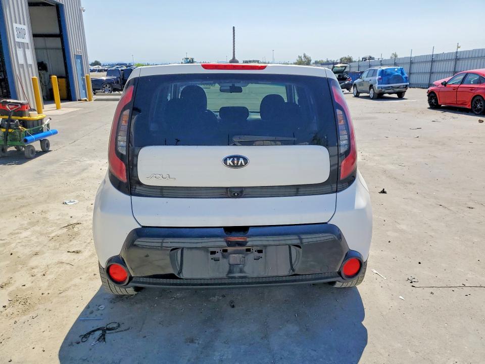 2016 Kia Soul VIN KNDJP3A57G7268511 COPART salvage auction — FRONT END, Ca - Salvage Certificate, sold $1,500 on 2026-07-09 (photo 6)